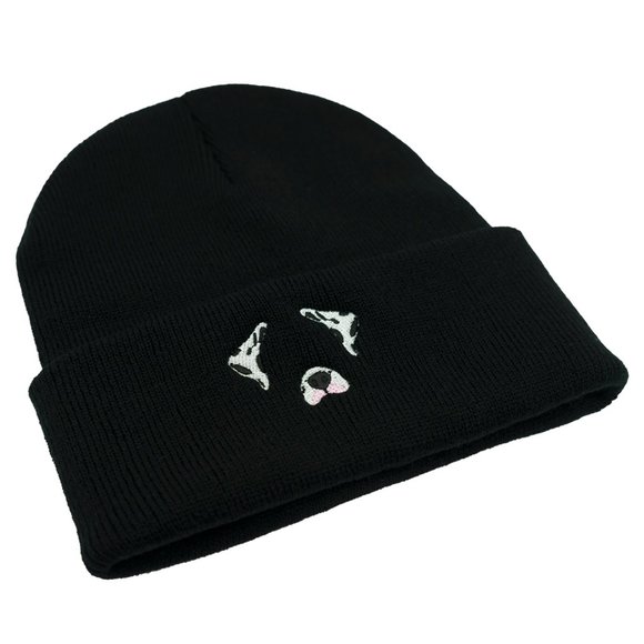 Other - Dalmatian Puppy Beanie - Black